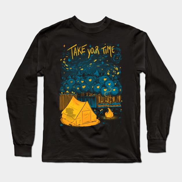 Take Your Time Long Sleeve T-Shirt by TheTeenosaur